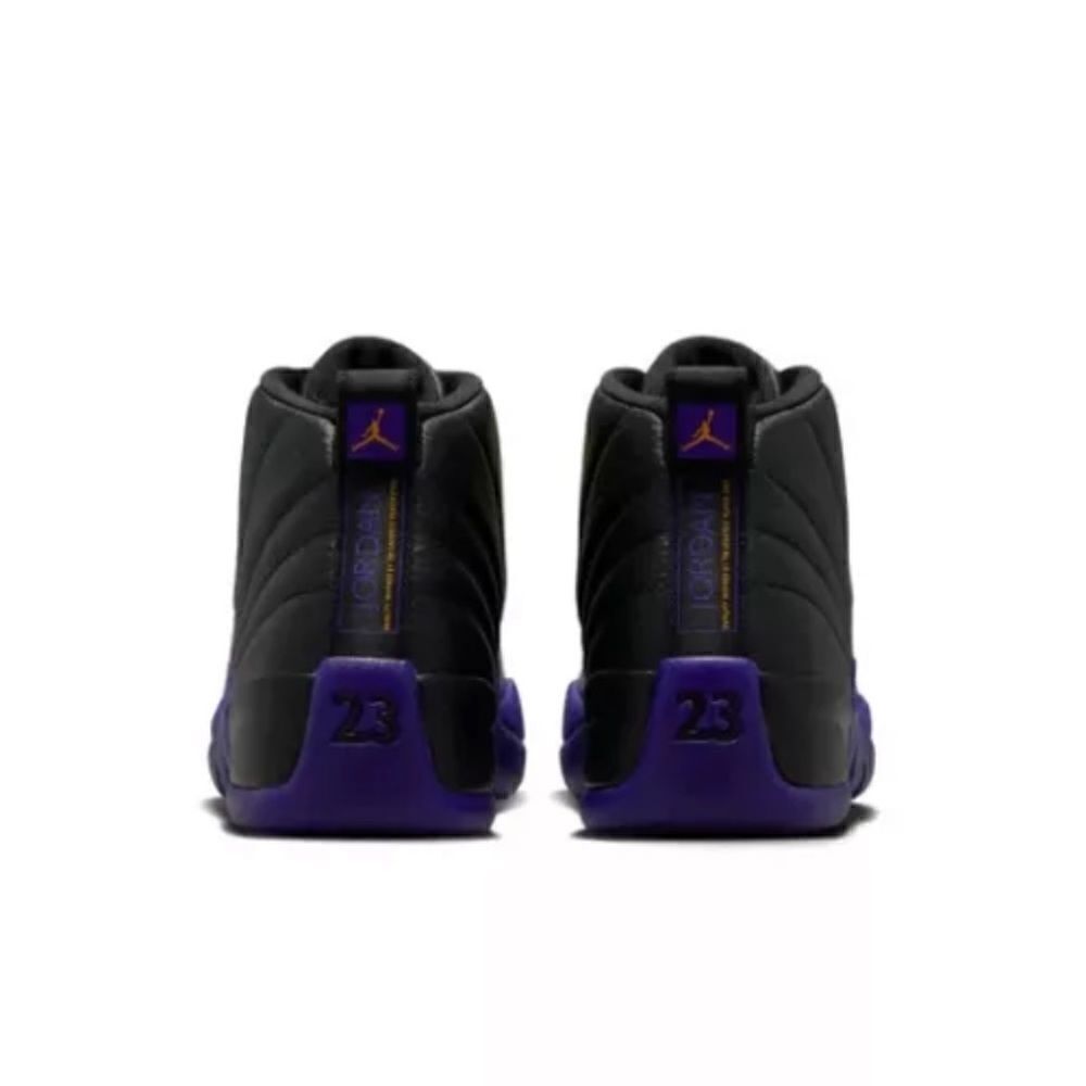 Air Jordan Retro 12 Field Purple Black Sneakers Size 12 - Picture 5 of 14